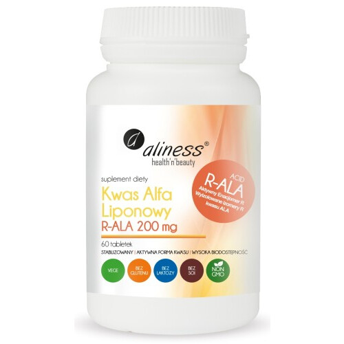 Aliness Kwas Alfa Liponowy 200 mg 60 tabletek