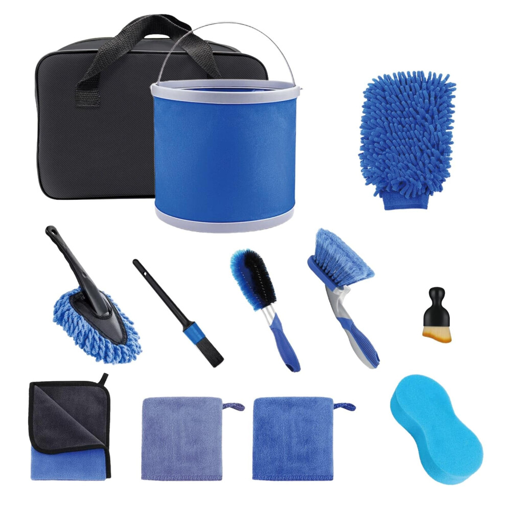 Dyuee Car Cleaning Kit Car Washing Kit 12Pcs Interior/Exterior Auto 5000374590966