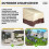 Capa de Cadeira Adirondack de 4 Pacotes para PáTio Externo 31X33X36 Polegadas Capa para Cadeira de PáTio Externa Resistente 420D, ImpermeáVel Ao Ar 6