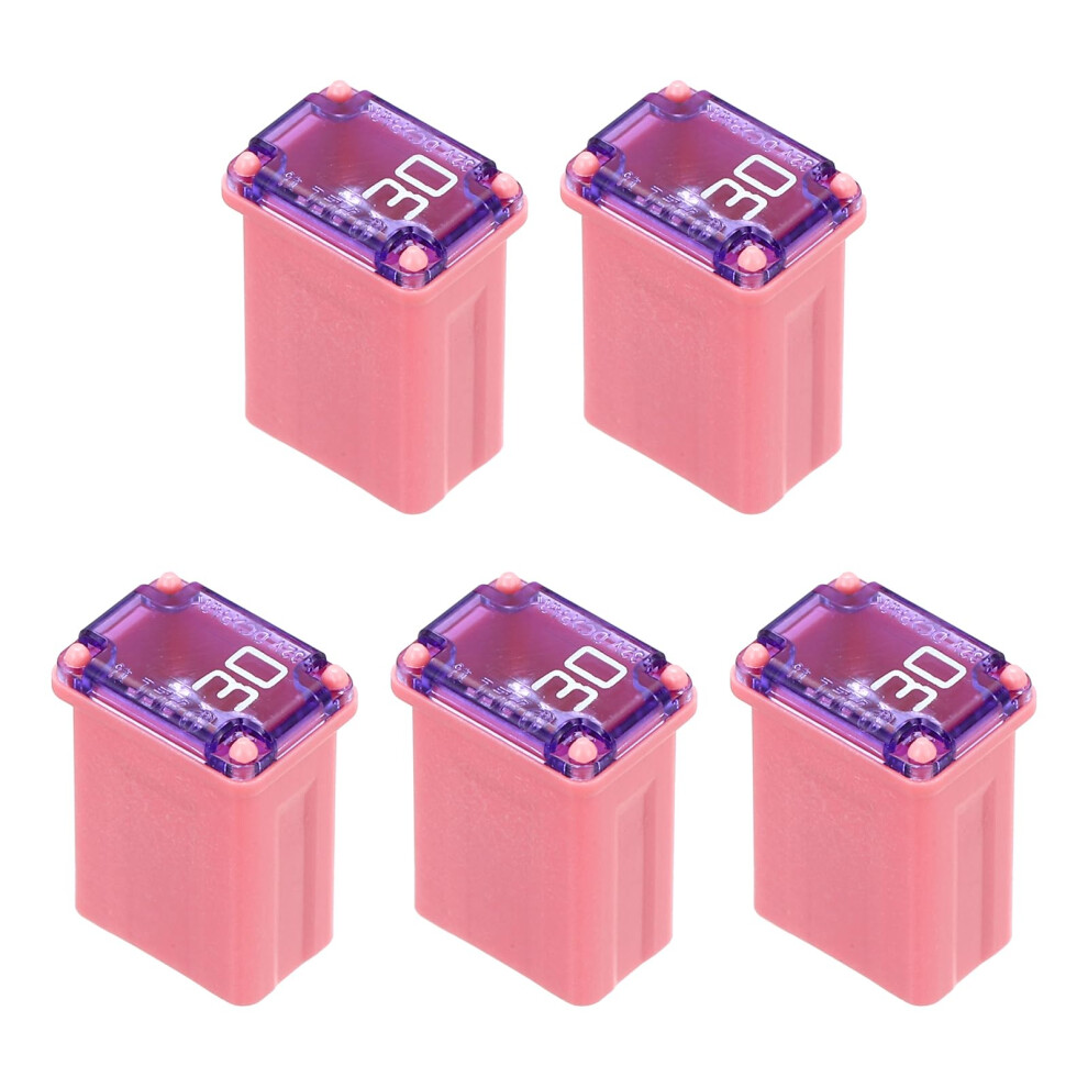 Sourcing Map 5 Pcs Micro Cartridge Fuses 30A 32V Slow-Blow Automotive Fuse Kit For Car Electrical Protection 5007818373437