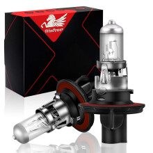 WinPower H13 60/55W Headlight Halogen Bulbs Hi/Lo 3000K Yellow Super Bright 12V Car, 2 Pieces