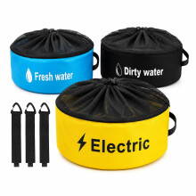 RV Hose Storage Bag 3 Pack Waterproof Camper RV Accessories Storage Bag Organizer for Sewer Hoses Fresh/Black/Water Hoses Electrical Cords Garden Hos