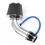 76mm Universal Car Cold Air Intake Filter Induction Kit(Silver） 1