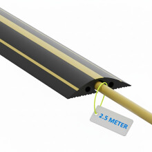 EVify Cable Duct 2.5 m, Cable Bridge for Electric Car Charging Cable Type 2 - Robust Flat Trip Protection for Outdoor Use