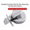 Adjustable Round Magnetic Seam Guide for Sewing Machine, Curved  Design for Rounded Hems, Collars and Circle Sewing 5