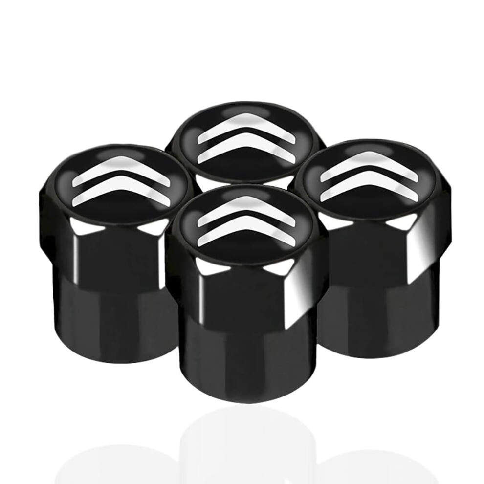 Protrex Uk Wheel Valve Dust Caps. C1 C3 C4 Aircross Cactus C-Zero Berlingo Multispace Picasso Spacetourer Crossback Black 5005126933121