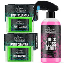 Pure Definition Car Clay Bar Kit, Fine Grade Claybar Block & Detail Lube Spray,