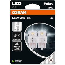 OSRAM LEDriving SL, W21/5W, White 6000K, Double Blister (2 lamps), LED Retrofit, offroad use only