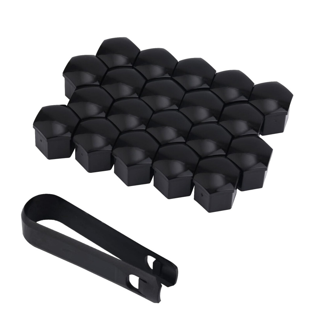 20Pcs Wheels Nut Coverscar Wheel Lug Nut Covers, 19Mm Hexagonal Nut Covers With Removal Tool Wheel Bolt Caps Automotive Exterior Accessories For Most 5005758922623