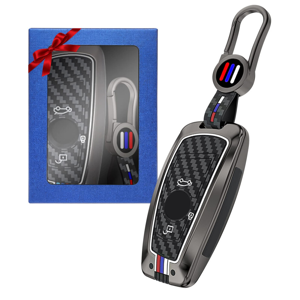 Yumzeco Compatible With Bmw Key Cover, Zinc Alloy Car Key Fob Cover For 1 3 5 Series F10 F11 F20 F25 F30 F31 F34 G30 G20 X3 X4 I3 M3 M4, Keyfob Case 5000129247060