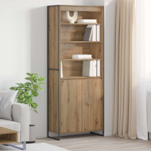 vidaXL Tall Cabinets Artisian Oak 79 x 36 x 200 cm Engineered Wood