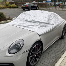 Simply CTC4 XL Water Resistant Car Cover with Elasticated Secure Fit - Protection Against Frost, Tree Sap, Dust and More - Universal Fit for Extra La