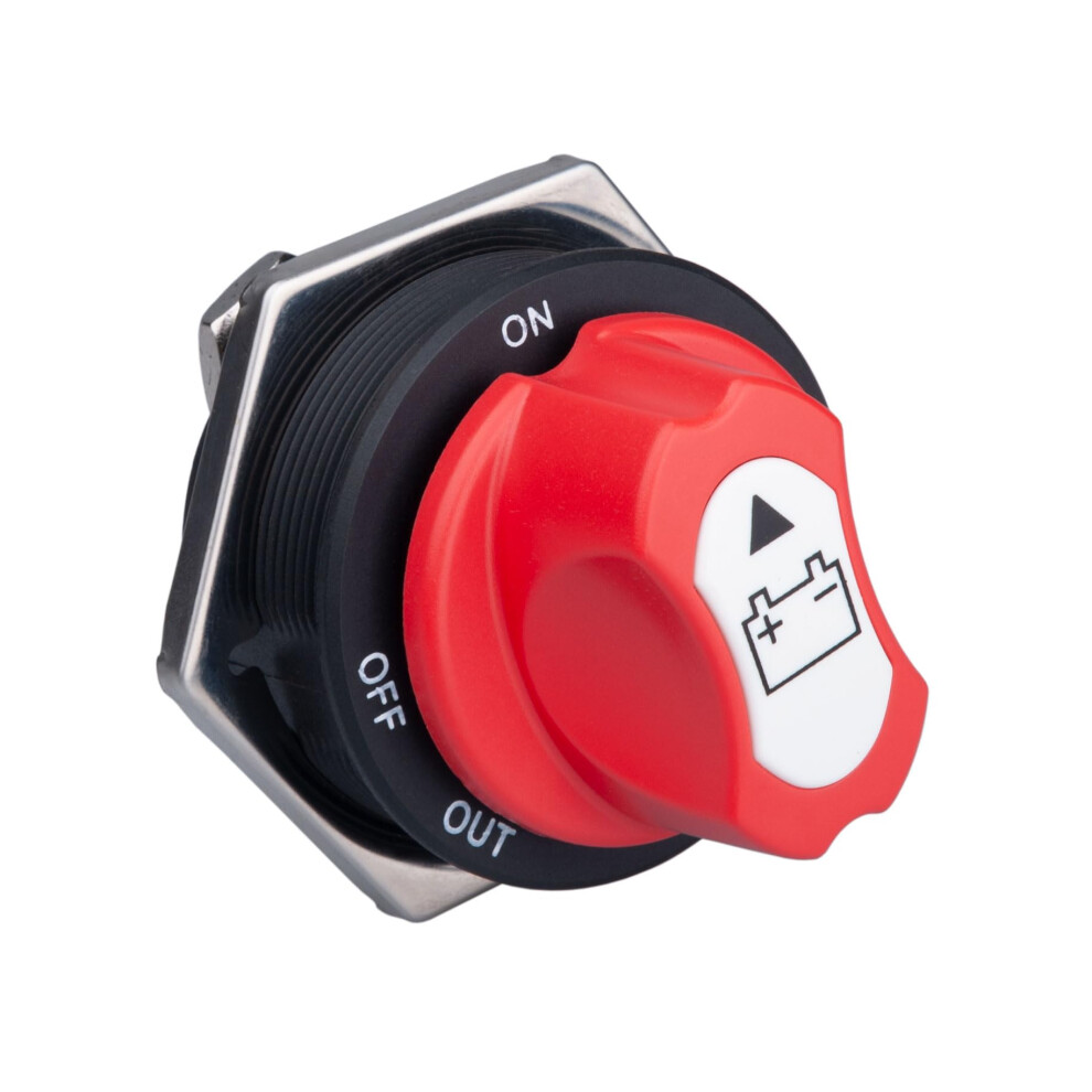 Battery Isolator Selector Disconnect Kill Switch Dc 12V 24V 32V Master Power Cut/Shut On-Off-Out Switch Max 32V 300A Cont 450A Int Waterproof For Car 5004479161656