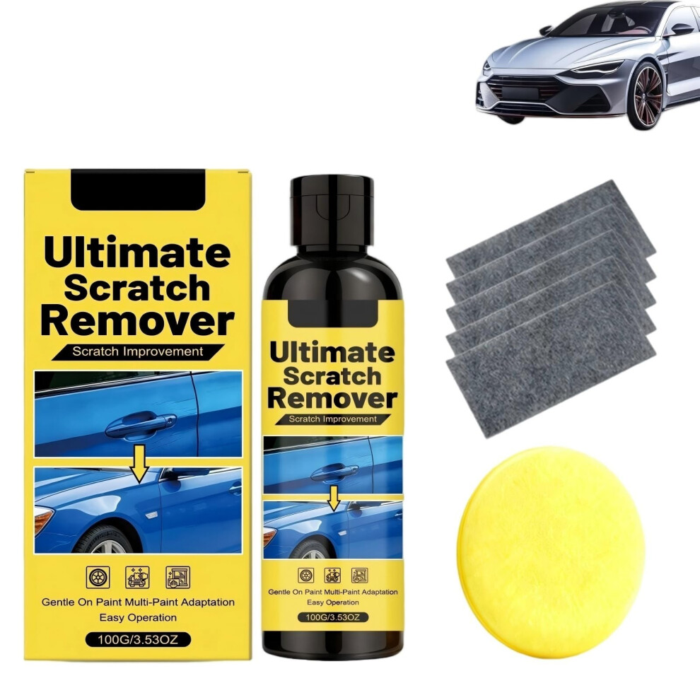 Nanopolix Scratch Remover Â Car Paint Scuff Remover & Nano Sparkle Cloth | Quickly Repair Scratches, Water Spots & Restore Shine For Any Car(1 Pcs) 5003213058658