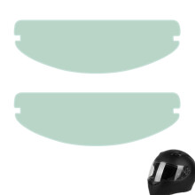 2 PCS Universal Pinlock Visor Insert Film,Anti Fog Helmet Visor Insert, Motorcycle Anti Fog Visor, HD Clear Anti Glare Waterproof Shield for Full Fac