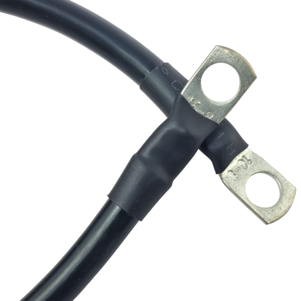 Battery & Starter Lead Power Inverter Cable (16Mm/5Awg 12V 110Amp 1219Mm Long Negative Switch Strap 16Mm-8Mm Ring Terminals) 5007327572604