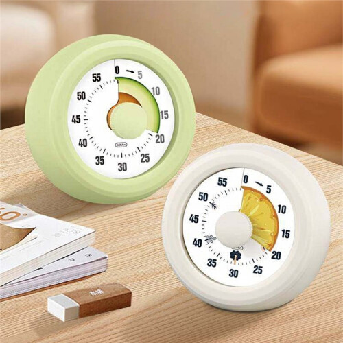 Manager 60 Minute Visual Timer for Kitchen and Self-Discipline White 2