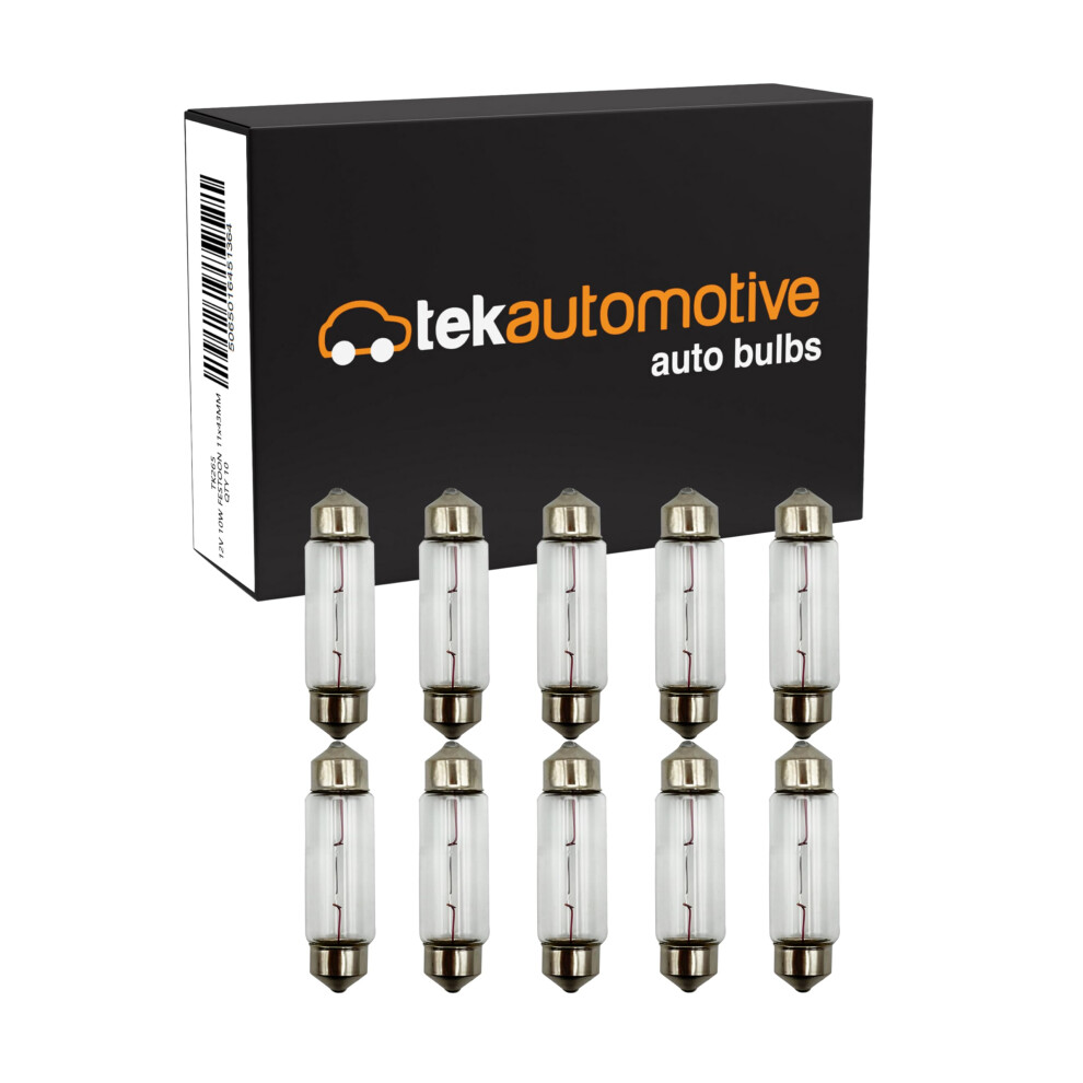 Tek Automotive 264 Number Plate Bulb, Interior Festoon Car Light 5002057307502