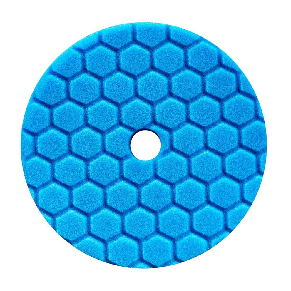 Chemical Guys Hex-Logic Quantum Buffing Pad - (6.5Â³) Blue 5009713730117