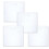 Girejujon 4-Pack Clear Adhesive Parking Permit Holders for Windshields or Dashbo 1