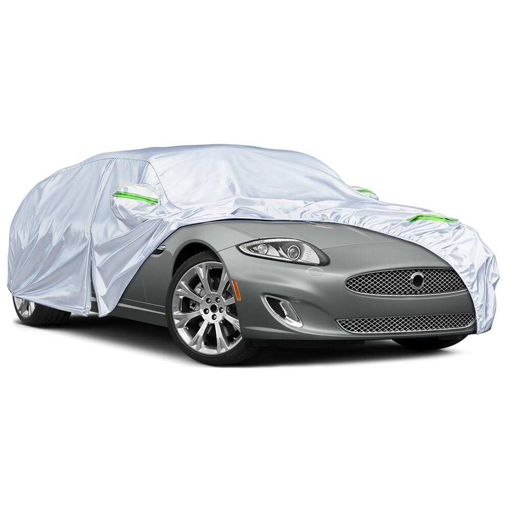 Waterproof Car Cover Fit For Jaguar Xk/Xk8/Xkr 1996-2014, Silver 5003518171007