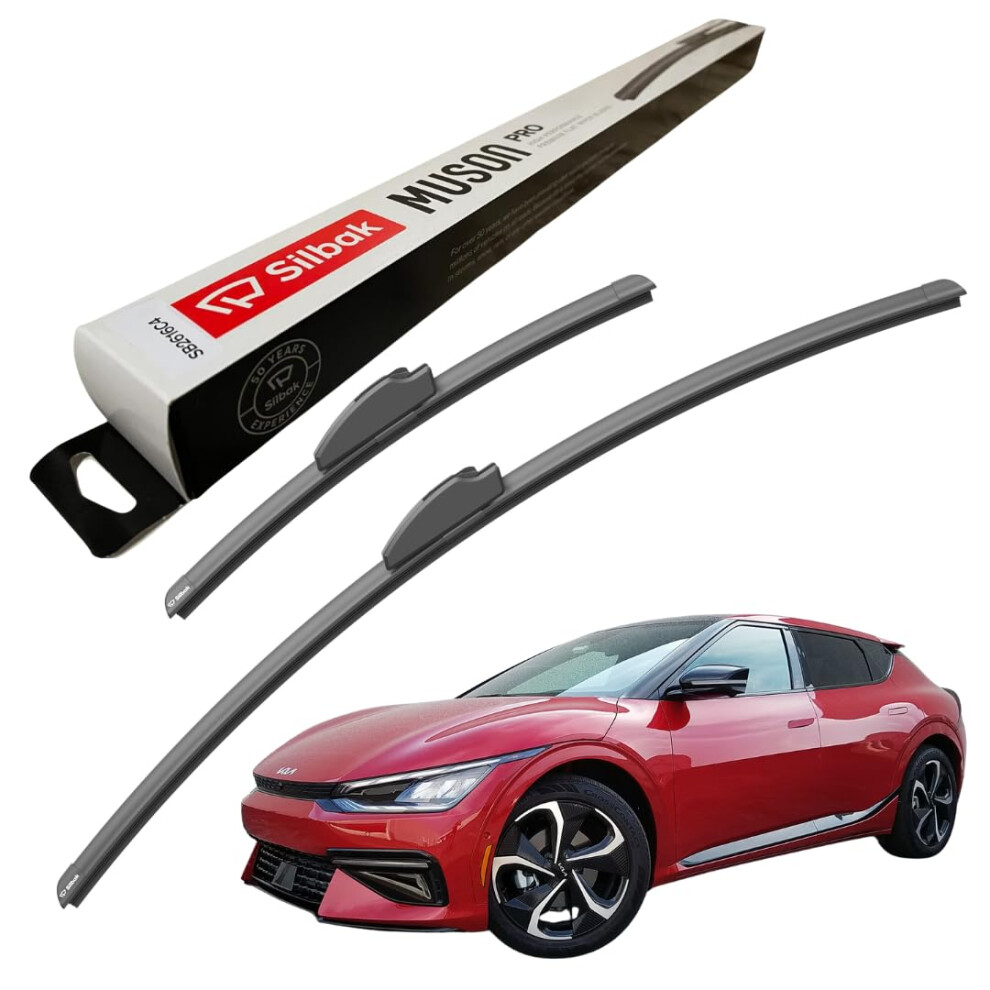 Silbak Windscreen Wipers, For Kia Ev6 (2021 Onwards) Wiper Blades, 650Mm/400Mm 5006123091692
