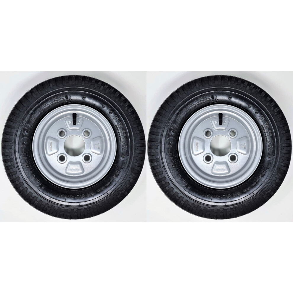 Bits4reasons Starco Kenda K371 Premium 8 Inch 4.80/4.00-8 70M 6Ply (6Pr) Trailer Wheels & Tyres 100Mm Pcd 1 Pair 5002758666007