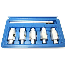 US PRO 6pc Double Ended Drain Sump Plug Key Set Hex Square Drive 3231