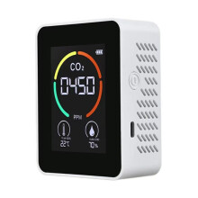 Détecteur de qualité de l'air Xy-T01 (température, humidité et dioxyde de carbone) (semiconducteur blanc) - Cadeau 3 en 1
