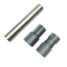 Stainless Steel Tube with Connectors Replacement Part for Upholstery &Carpet Cleaning Turn Wet-Dry Vac Into an Extractor
