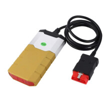 Delphi Ds150E Professional Automatic Diagnostic Tool compatible Automotive Cables With Bluetooth (Color Gifts: Gold) Gifts:black-red