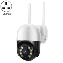 De QX29 3MP HD draadloze netwerkcamera ondersteunt nachtzicht, bewegingsdetectie, tweewegsaudio en TF-kaartinvoer. (Britse standaard) Cadeau: QX29