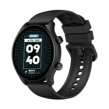 Montre connectée Zeblaze Btalk 3 Plus 1,39 pouce avec fonction d'appel vocal (noire). Cadeau : Noir