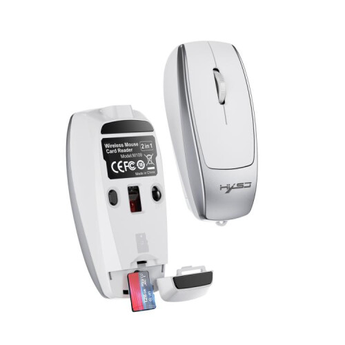 Hxsj M109 Mini Bluetooth Wireless Mouse (Space Silver) Gifts:Space Silver