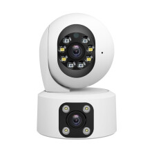 Srihome SH049 2MP+2MP slimme nachtzichtcamera met dubbele lens en hoge resolutie (Europese standaard) Cadeau: SH049