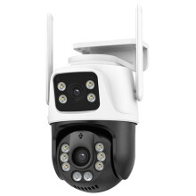 The Qx101 6Mp Wifi Dual-Camera Camera Supports Two-Way Voice Communication And Infrared Night Vision (Uk Standard). Gifts:QX101