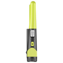 Détecteur de métaux portatif avec écran LCD, détecteur d'or avec lampe torche (vert) Cadeaux : vert
