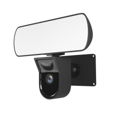 De Escam QF615 3MP IP66 waterdichte wifi-schijnwerpercamera ondersteunt nachtzicht, PIR-bewegingsdetectie en tweewegsaudio (Amerikaanse standaard). C