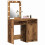 VidaXL vidaXL Dressing Table 2 pcs Brown 50 x 41 x 135 cm Engineered wood 4