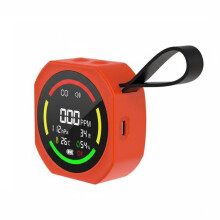 Tragbarer 3-in-1-Mehrgas-Umgebungsmonitor (CO/Temperatur/Luftfeuchtigkeit), wiederaufladbarer Luftqualitätsdetektor, Geschenkidee: 3-in-1-CO/Temperat