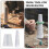 2 Measuring Tools with 2 Rolls Double-Sided Tape, Bracelet Sizer and Mandrel Set, Measuring Tool for Jewelry Making 6