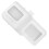 Waste Box Replacement Part Insert Bin Replacement for  Flow Basic Dock Vacuum Cleaner Accessories Parts(3 Pcs) 3