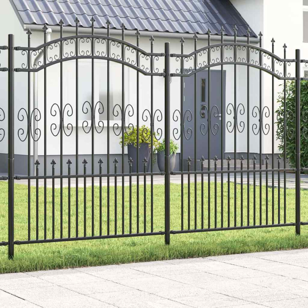 Vidaxl Garden Fence Kampen 240 X 202.5 Cm Mesh Powder-Coated Steel