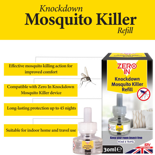 Zero In Mosquito Killer 30ml Refill Long Lasting 1