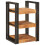 VidaXL vidaXL Bedside Table Brown and Black 38 x 33 x 58 cm Solid Mango Wood 1