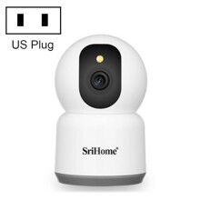 Telecamera IP Sirhome SH038 5MP QHD 5G Wifi, supporta visione notturna, rilevamento del movimento, chiamate bidirezionali, rilevamento di persone e i