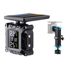 Kit di aggiornamento M9 Regali: Monitor di pressione pneumatici wireless a energia solare per moto con schermo a colori e braccio girevole universale