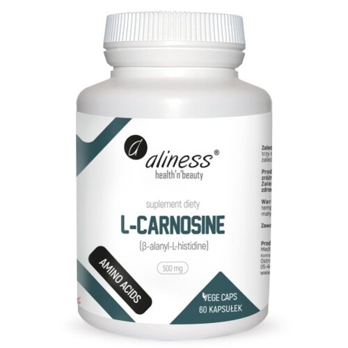 Aliness L-Carnosine 500 mg 60 kapsułek