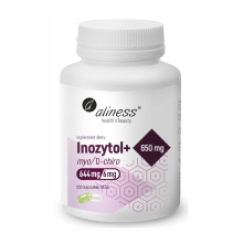 ALINESS Inozytol myo/D-chiro 650mg + B6 - dietary supplement - 100 capsules