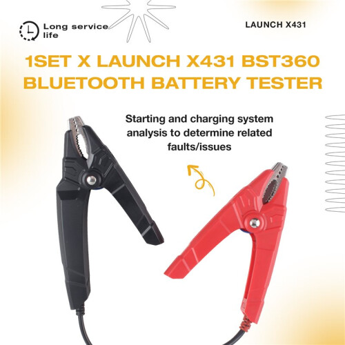 Launch Upgraded BST360 6V 12V Car Battery Tester  Charging Cranking System Analyzer for Android Phone Launch X431 2